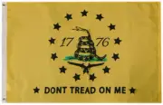 2x3 TRUMP 2024 Gadsden Don't Tread on Me Betsy Ross GUNS NRA 1776 Flag Banner