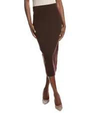 Akris Punto Wool & Cashmere-Blend Skirt