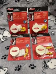 4 Pair Uncorded Reusable Earplugs & Carry Case Noise Reduction NRR 25 AO Safety