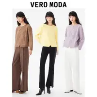 在飛比找ETMall東森購物網優惠-Vero Moda圓領麻花毛衣針織衫