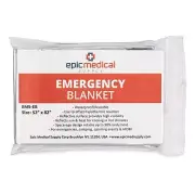 Thermal Emergency Rescue Space Mylar Blanket 52 X 82 - Single