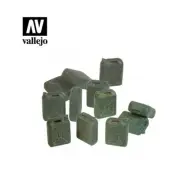 Vallejo Modelling Supplies IDF Jerrycan Set Pack New