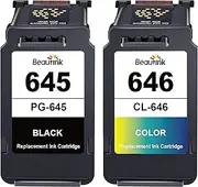 PG645XL CL646XL Ink Cartridges Compatible with Canon Combo Pack PG-645 & CL-646 Ink Cartridges for Canon PIXMA MG2460 MG2560 MG2960 MG2965, TS3160 TS3360 TS3365, TR4560