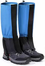 Snow Cover Outdoor Mountaineering Leggings Adjustable Lightweight Leggings Outdoor Anti-Soaking Leggings,Shoelace Hooks,can be Used for Snowshoeing Hiking Mountaineering