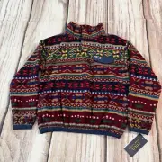 $125 New POLO RALPH LAUREN Andover II Fleece Sweater Sz M(8-10)