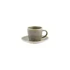 48x Moda Chic Espresso Cup 90mL & Saucer 115mm Porcelain Coffee Cafe Crockery