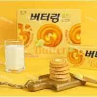 在飛比找蝦皮購物優惠-預購🇰🇷韓國《HAITAI海太》牛奶曲奇餅乾18入（奶油牛奶