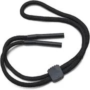 [Generic] 2 PCS Adjustable Nylon Sports Glasses Lanyard - Secure & Comfortable Eyeglass/Sunglasses Neck Strap Cord - Stylish Spectacles Holder (Black)