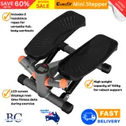 Everfit Mini Stepper with Resistance Ropes Aerobic Step Exercise Trainer 150kg