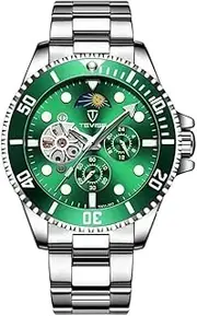 [DAXIAOYU] Watches for Men Automatic Hand-Winding Wristwatch Skeleton Tourbillon Mechanical Watches Classic Luxury Multifunctional Men Watch