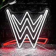 Wrestling Neon Sign, LED Wrestling Neon Sign for Wall and Room Decor, USB Neon Night Light for Game Room Bedroom Birthday Competition Party Gifts