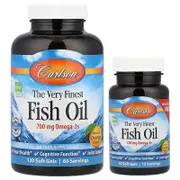 Carlson, The Very Finest Fish Oil, Natural Orange, 150 Soft Gels