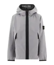 Stone Island Junior Compass Patch Jacket 8Y grey