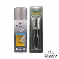 在飛比找momo購物網優惠-【DASCO 伯爵】複合清潔保養噴劑+多功能麂皮刷(鞋包帽清