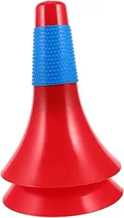 BESPORTBLE 2pcs Speed Agility Training Cones Thickened Plastic Soccer and Basketball Practice Markers for Enhanced Teamwork Versatile Drills and Optimized Training Performance
