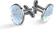 [Generic] Men's Cufflinks, Welsh Corgi Cuff Links for Men, Classic Cufflinks Black for Suit Shirt Wedding Business Birthday Jewelry Gift