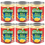 6 CANS Chef Boyardee Mac and Cheese Macaroni 15oz Canned Pasta Sauce Microwave