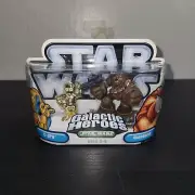 Star Wars Galactic Hero’s Chewbacca And C-3PO - Orange Logo