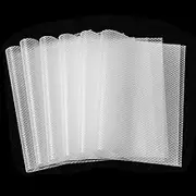 6Pcs Refrigerator Liners Refrigerator Mat Fridge Shelf Liner,Refrigerator Liners Mat,Refrigerator Pad Drawer Liner,Washable Can Be Cut Refrigerator Pad Fridge Mat,Refrigerator Mat Washable Shelf Liner
