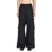 [COMME DES GARCONS HOMME] Wide Trousers in Cotton Black