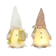 Christmas Led Gnome Plush Elf Ornament Desktop Decor