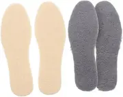 FOMIYES 2 Pairs Comfortable Thermal Insoles for Men Women Unisex Shoe Inserts Lightweight and Breathable for Winter Boots Absorbent for Everyday Use