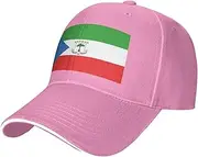 [SSIULUS] Flag of Equatorial Guinea Casquette Cap Hats,Trucker,Baseball Cap with Snapback,Perfect for Summer,Golf