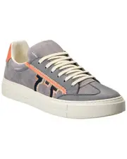Ferragamo Borg 5 Suede & Leather Sneaker