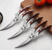 Stainless steel chicken bone scissors Kitchen scissors Chicken goose fish