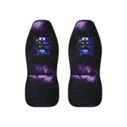 Car Seat Covers coexist purple blue custom print design witchy magic pagan goth