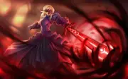 Anime fate series saber alter Playmat Gaming Mat
