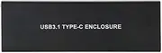 USB3.1 Type C Enclosure, High Speed External Mobile SSD Enclosure USB3.1 to M.2 NVME SSD Case,NVME Enclosure with Up to 10GBPS High Speed Transmission