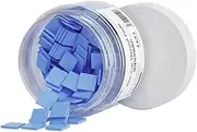 Snblzhef 100PCS 12x12mm Blue Grey Thermal Silicone Pad for Mobile Phone Repair Notebook Motherboard CPU Repair Pre Cut Mat