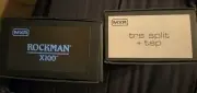 Mrx rockman x100 and trs split pedal with trs cable