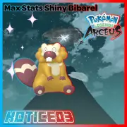 Pokemon Legends: Arceus Shiny Bibarel Max Stats