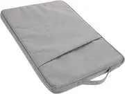 HOMSFOU Portable Polyester Laptop Sleeve Bag for Tablet Durable Travel Computer Carrier with Zipper and Handle for Students Office Workers and Travelers