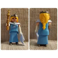 在飛比找蝦皮購物優惠-playmobil 人偶 全新袋裝 藍色裙子 冰雪女皇 權杖