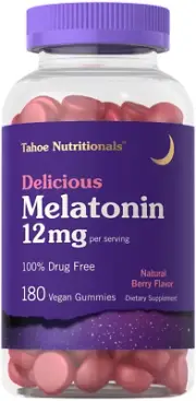 Carlyle Vegan Non-Gmo Gluten Free 12Mg Berry Gummies