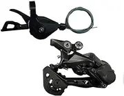 YEJIANGHUA XT M8000 SLX M7000 DEORE M5100 11S Rear Derailleur Shifter Lever Mini Groupset Fit for MTB Mountain Bike Transmission Derailleur (Color : M5120 no Windows)