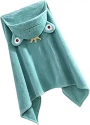 ERINGOGO Comfy Cartoon Boys and Girls Bath Towel Hood Large Size Bathrobe for Toddlers Quick Dry