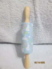 Mini Rolling Pin Easter Bunnies 9" Long New No Tags