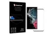 Black Samsung Galaxy S23 Ultra Full 3D Tempered Glass Screen Protector