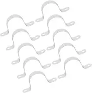 TOYANDONA 10Pcs Shaped Pipe Fixing Clamps Durable Tube Fixing Clips for Secure Pipe Support for Various Applications and Enhancing Stability