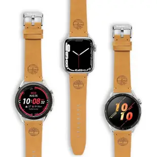 【Timberland】ASHBY Apple Watch適用 智慧型腕錶錶帶 皮帶-小麥色