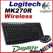 Logitech MK270R Wireless Combo Desktop Keyboard & Mouse 2.4Ghz MK270