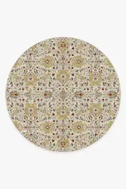 245' Round | Machine Washable Runner Rug | Kid & Pet Friendly | Indoor Rug | Marie Natural Rug | Ruggable