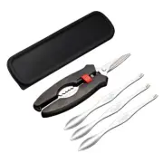 Seafood Tool Set Crackers Picks Spoons Set Stainless Steel Peel Shrimp