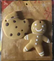 Lila & Jack Holiday Collection Cookies- Choc. Cp/Ging. BPA Free Silicone Teether