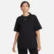 【NIKE】AS W NSW TEE ESSNTL LBR 運動 短袖上衣 寬鬆 黑 女款-FD4150010