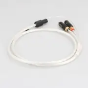Silver Plated Audio Tonarm Cable 5 Pin DIN & RCA Phono Turntables Analogue Cord